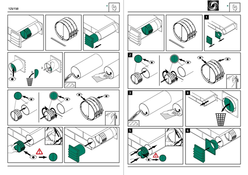 back-draft heat retension valve